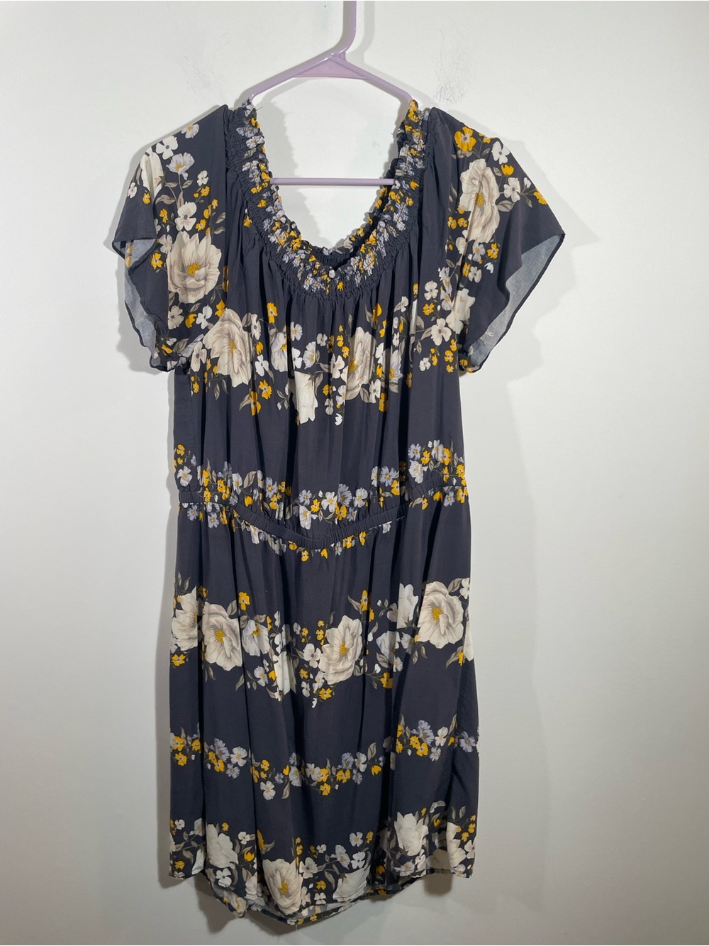 Old Navy scoop neck elastic waist dress XL